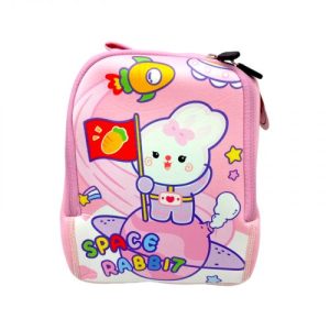 Рюкзак одне відділення, 26 см, в пакеті (РОЖЕВИЙ)