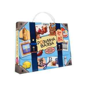 Настільна гра Strateg "Розумна валіза. Абетка, цифри, смаки, кольори", укр