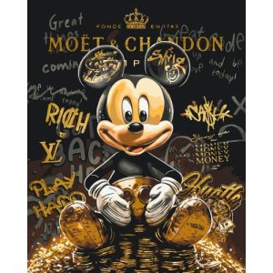 Картина за номерами "МІККІ МАУС" 40х50 см