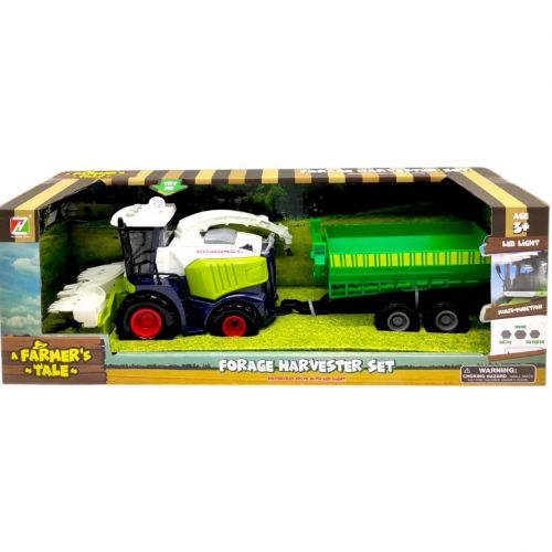 Комбайн з причепом (світло,звук) 40*14,5*13 см