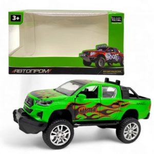 Машинка металева "Автопром. Позашляховик" зелений