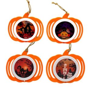 Гарбуз із підвісом "Halloween", 12*14,5 см (мікс видів)