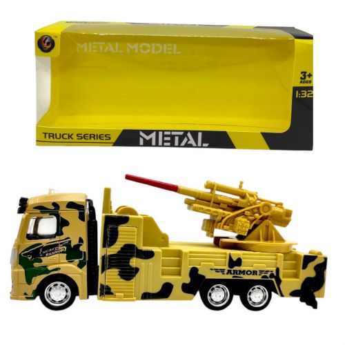 Військова техніка, металева кабіна (БЕЖИВА З ГАРМАТОЮ)