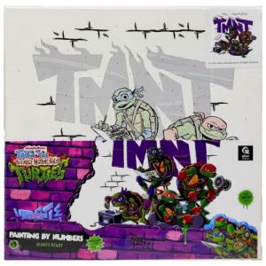 НАБІР ДЛЯ РОЗПИСУ ПО НОМЕРАХ 30Х30 СМ "Черепашки Ніндзя: Завжди готові"