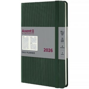 Щоденник 2026 Partner Lines, 145*210, темно-зелений