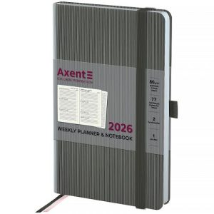 Щотижневик 2026 Partner Lines, 125*195, сірий