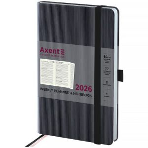 Щотижневик 2026 Partner Lines, 125*195, чорний