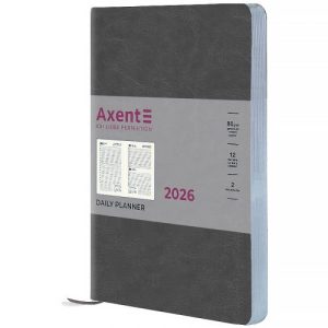 Щоденник 2026 Partner City Soft, 145*210, сірий