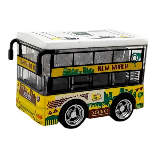 Автобус металевий інерційний, (ЖОВТИЙ)