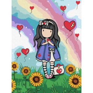 Картина за номерами "Be Kind To Yourself Santoro Gorjuss Collection" 30х40 см