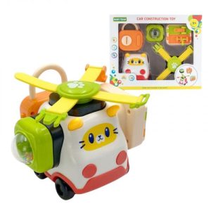 Бізіборд (пальчикові ігри, фіджет, замок із ключиком, сфера з кульками, вивчення цифр, в коробці)