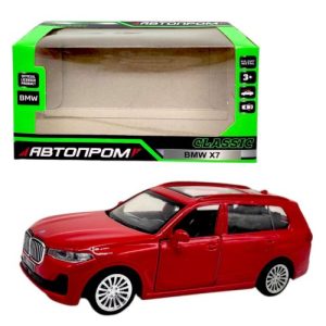 Машинка металева "Автопром. BMW X7" (ЧЕРВОНА)