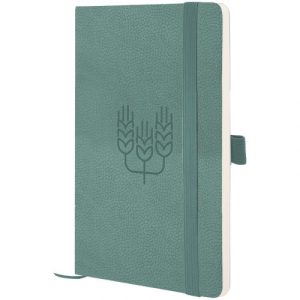 Книга записна Partner Soft Skin,125*195, 96арк, кл.Колоски