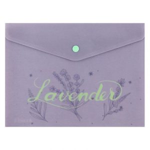 Папка на кнопці А5+ Lavender-2