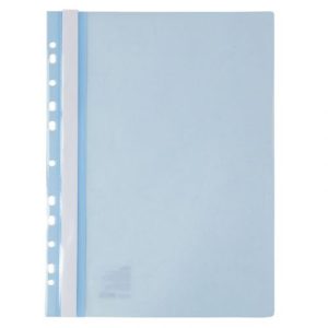 Швидкозшивач з перфорацією А4, світло блакинтний