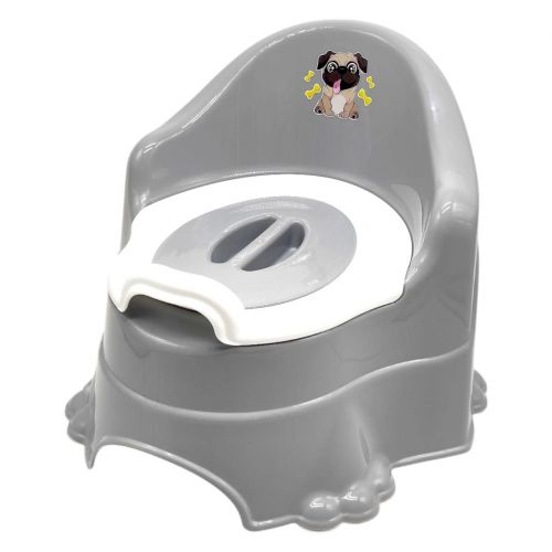 Горщик дитячий СІРИЙ (ПЕСИК)