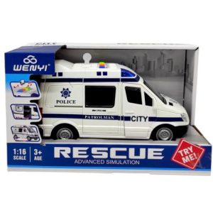 Машина "Поліція", підсвічування, звуки, інерція