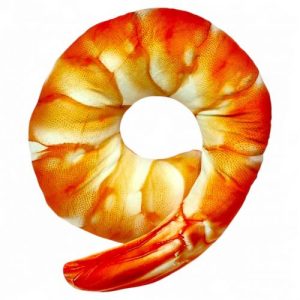 М'яка іграшка підголовник "Креветка", 31 см