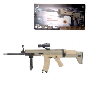 Автомат SG10-1 з гелевими пульками,акум.USB.приціл.світ.