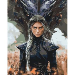 Картина за номерами "Четверте крило. Вайолет Сорренгейл" 40*50 см