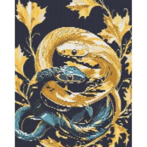 Алмазна мозаїка "Дві змії" 40х50 см