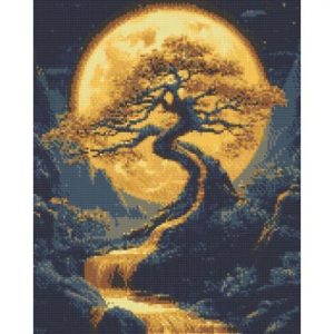 Алмазна мозаїка "Магічне дерево" 40х50 см