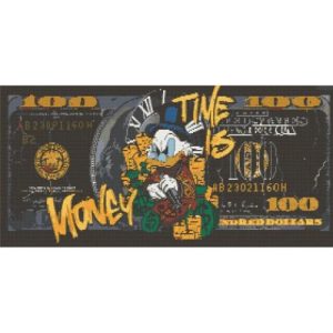 Алмазна мозаїка "Скрудж Макдак" 40х80 см