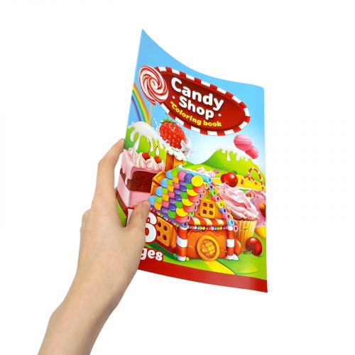 Розфарбовка,210х297 мм, (CANDY SHOP)