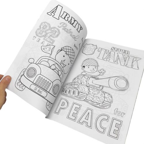 Розфарбовка,210х297 мм (SUPER ARMY)