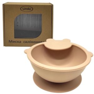 Мисочка силіконова (бежевий)