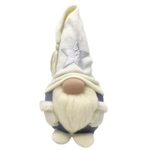 Мʼяка іграшка "Скандинавський гном", Hand Made (висота 30 см), (БІЛИЙ)