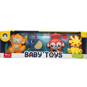 Набір брязкалець (4 штуки) в коробці