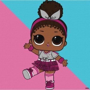 Картина за номерами "L.O.L Surprise! Game on. Foxy" 25x25см