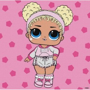 Картина за номерами "L.O.L Surprise! Game on. Flower Child" 25x25см