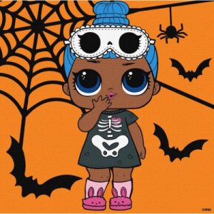 Картина за номерами "L.O.L. Surprise! Sleepy Bones" 25x25см