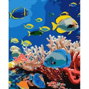Картина за номерами "Життя океану" 40х50 см