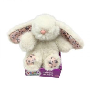 Мяка іграшка Plush and Co ЗАЙЧИК (ВИД 1) 16 см з вушками