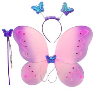 Набір метелика ФІОЛЕТОВО-БІЛИЙ 36*48 см