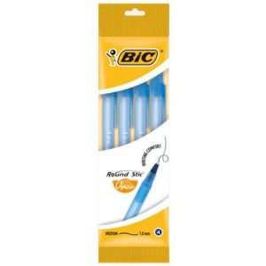 Ручка "BIC Round Stic" Синя 4 шт