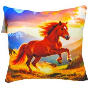 Подушка мʼяка "Кінь №2" (33х33х12 см)