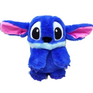 Мʼяка іграшка-рюкзак "Стіч" 29 см, синій