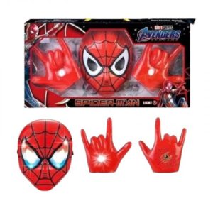 Набір ЛЮДИНА ПАВУК підсвічування, маска, рукавички, в коробці