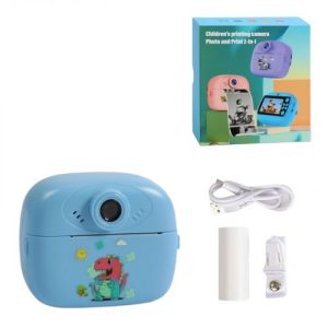 Фотоапарат-термопринтер "Динозавр" (БЛАКИТНИЙ ВИД 1)