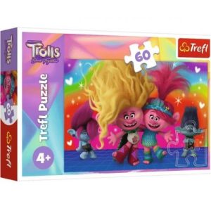 Пазли - (60 ел) - "Дружелюбні тролі"