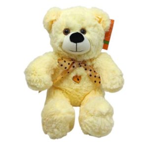 М'яка іграшка-обіймашка "Ведмедик Тедді" (КРЕМОВИЙ) 34 см