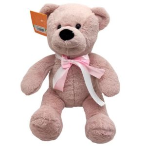 Мʼяка іграшка Ведмедик Тедді 35 см (ТЕМНО-РОЖЕВИЙ)