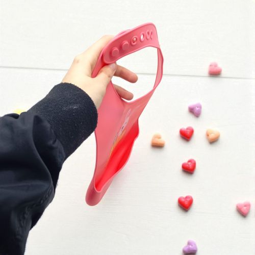 Слинявчик силіконовий "Діно", МАЛИНОВИЙ - Зображення 2