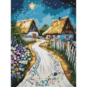 Картина по номерах "Хатина" 30х40 см