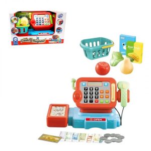 Касовий апарат з набором (батар.муз.світ.кор.33*16*20)