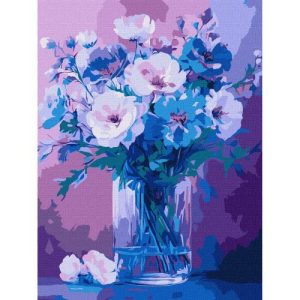 Картина за номерами "Ніжні квіти" 30х40 см